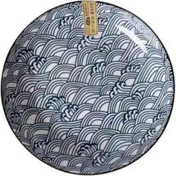 olwick Ceramic Japanese Style 8-Inch Ceramic Round Dinner Plate – Microwave Safe, Waves Dinner Set-picture-40