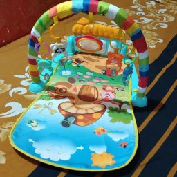 Baby Piano Gym Mat with Hanging Toys & Music-picture-21