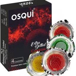 Premium & Ultra Thin Dotted Condom For Man(Pack of 4) Condom-14