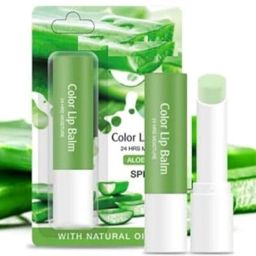 Glavon Color Lip Moisturiser Balm For 24 Hrs Moisture With Spf 15 (Aloe Vera) Aleo vera-19