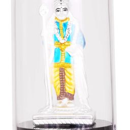 999 Pure Silver Beautiful VIGRAHAM Murugan/Subrahmanya /Kartikey Base Idol Decorative Showpiece-4 cm-image-66