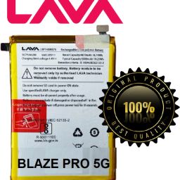 BKN Mobile Battery ForLAVA QC CHECKED ORIGNAL MOBILE BATTERY FOR LAVA BLAZE PRO 5G (LBP14890078) 5000 MAH-30
