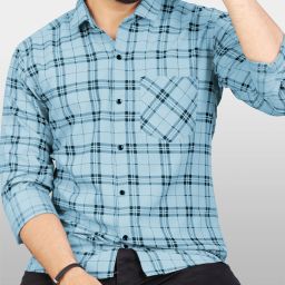 Women Regular Fit Checkered Spread Collar Casual Shirt-image-71
