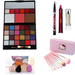 Ecstasy No 2 with EyeLiner, Kajal, Makeup Brushes, Sponges and 5 in 1 Lipstick-image-24