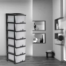Fruits/Vegetables Kitchen Rack 6 xl Plastic Multipurpose Storage Modular Drawer Plastic-image-24