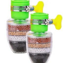 Activated Carbon Faucet Water Filters Purifier Tap Home Kitchen (2 PCS) Tap Mount Water Filter-picture-7