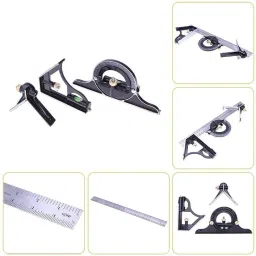 flamingo enterprise 300MM Multi-function Combination Ruler Precision Try Square Combination Square Combination Square image 2