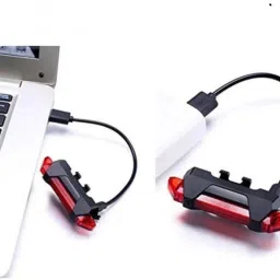 eth Bicycle Safety Blinker Warning LED Front Rear Tail Light In 3 Mode LED LED Rear Break Light image 3