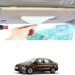 Beige Car Tissue Holder Napkin for Sun Visor and Backseat – Universal Fit A19 Vehicle Tissue Dispenser-image-89