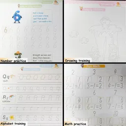 biyali Magic book, for Magic Copybook Set Practical Writing Tool for kids (set of 4) image 4
