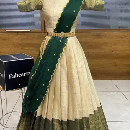 Self Design Semi Stitched Lehenga Choli-image-44