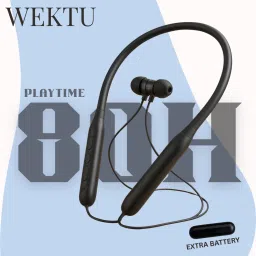 Neckband Earphones with Noise Isolation Mic Bluetooth Headset-image-73