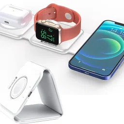 X88 Pro Foldable 3 in 1 Magnetic Wireless Charger | MagSafe Supported Charging Pad-10
