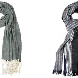 pappi boss Striped Pure Cotton Men Multicolor Fancy Scarf-picture-42