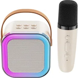 CHG Mini Karaoke Machine for Kids with Wireless Microphone 5 W Bluetooth Speaker-16