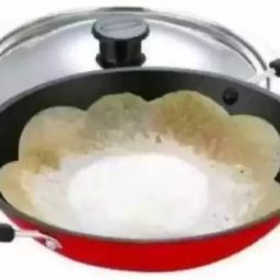 Non-Stick Aluminium Appachatti with Stainless Steel lid Appachatty with Lid 1 L capacity 20 cm diameter-picture-18