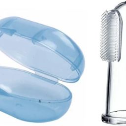 Baby Finger Tooth Brush with Holder (Kids Toothbrush; Non-Toxic odorless Extra Soft Toothbrush-image-38