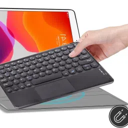 GEUTIERL AN 6030 Bluetooth Laptop-size Multi-device Keyboard Compatible with iPad image 4