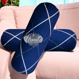 Round Microfibre Geometric Bolster Pack of 2-20