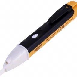 Voltage Tester 90~1000V AC Electric Voltage Power Detector Alert Sensor Tester LED Light Non-Contact Pen (Yellow) Analog Voltage Tester-image-26