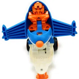 vworld Friction Push and Go Toy for Kids 2+ Years, Transfrom from Plane to Robot image 2