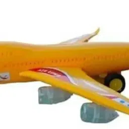 Big size friction powered aeroplane toy white color-31