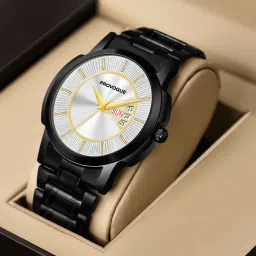 Day and Date Display Analog Watch- For Men PRV-232-Silver-picture-6