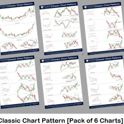 Pramesh Trading Secrets Charts [ 6 Classic Chart Patterns ] | Classic Chart Patterns Set of 6 Sheets Photographic Paper-5