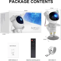 nkl Galaxy Astronaut Projector Lamp with Remote 360° Adjustable Bedroom, Home_VR113 Night Lamp image 5