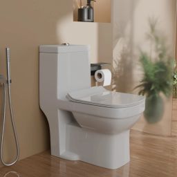 S-trap 2104. Clova CERAMIC FLOOR MOUNT ONE PIECE WESTERN TOILET Western Commode-image-97