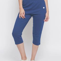 Women Blue Capri-image-31