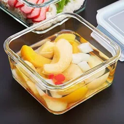 good to great creation Glass Fridge Container - 1 L, 750 ml, 500 ml (Pack of 3, Clear) 1 Containers Lunch Box image 5