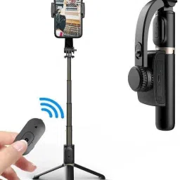 Jaggo Lal GIMBAL Q08 with Modern Black Color 3 Axis Gimbal for Mobile, Camera-10