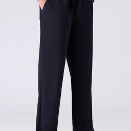 Men Regular Fit Blue Polycotton Trousers-image-20