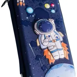 Astronaut Pencil Pen Case Pouch Z438 Geometry Box-12