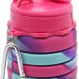 Expandable water bottle/Dark pink 500 ml-image-38