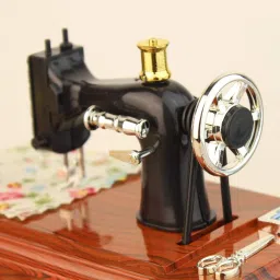 New Vintage Mini Sewing Machine Collectible for Display-24