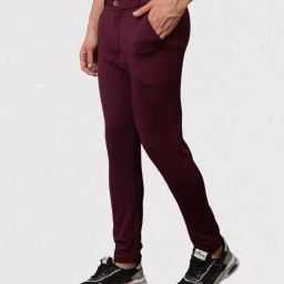 Men Slim Fit Multicolor Lycra Blend Trousers-image-32