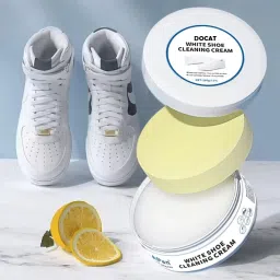Sarang White Shoe Cleaner Cream with Sponge Instant Shoe Whitener for White Shoes Sports Shoe Wax Polish-image-77