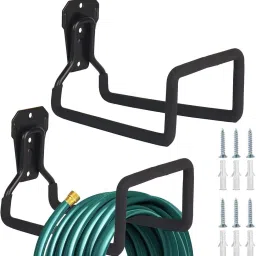 Garden Hose Holder 110lbs Steel Versatile Hook Hose Connector-image-54