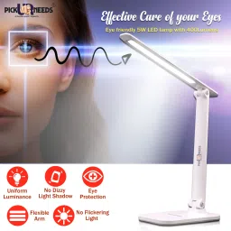 daily needs shop Rechargeable Desk Table Lamp with exclusive touch sensor Lithium Battery Study Lamp image 5