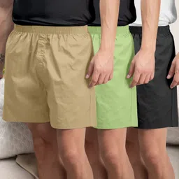 tapasya fashion Pack of 3 Solid Men Boxer-picture-17