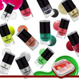 Trendy Quick-drying, Long-Lasting Gel Based Nail Polish Set of 12 Pcs 5ml each x 12 Pcs, MultiColor Combo-13