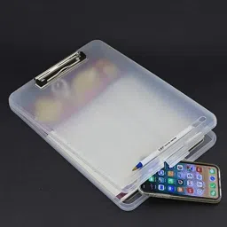 jaravik Clipboard with Storage A4 Size Plastic Storage board with Built in Pen Holder image 5