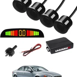 Black 4 Parking Reverse Safety Sensor For Vehicles-227 Universal Reverse Black Parking Sensor With Buzzer And LED Display-227 Parking Sensor-12