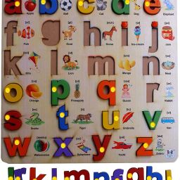 Early Education Letters Puzzles Toys Small Letters Alphabet Board Puzzles Cube-image-11