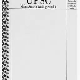UPSC A4 Notebook SPIRAL Answer Writing Booklet 70gsm with Premium quality ( multicolor) 500 Pages-25