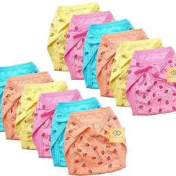 New Born Washable Reusable Hosiery Cotton Diapers/Nappy 0-6 Months-image-27