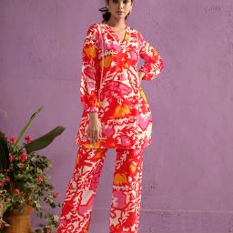 Top Palazzos Co-ords Set-image-57