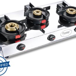 Svachh Perfect 3B with Liftable Burners Auto Ignition Stainless Steel Manual Gas Stove-87